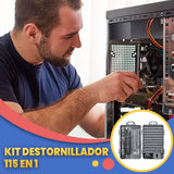 Kit Destornillador 115 en 1